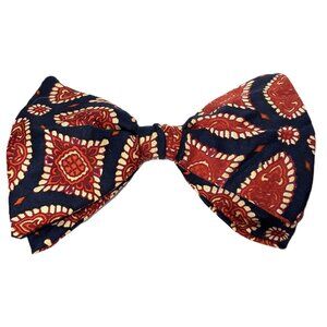 1970’s authentic vintage large Double Bow Tie